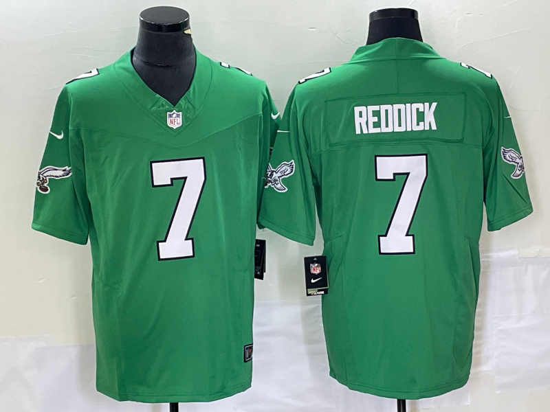 Men's Philadelphia Eagles Haason Reddick #7 Kelly Green Jersey